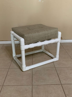 Pvc 2025 pipe stool